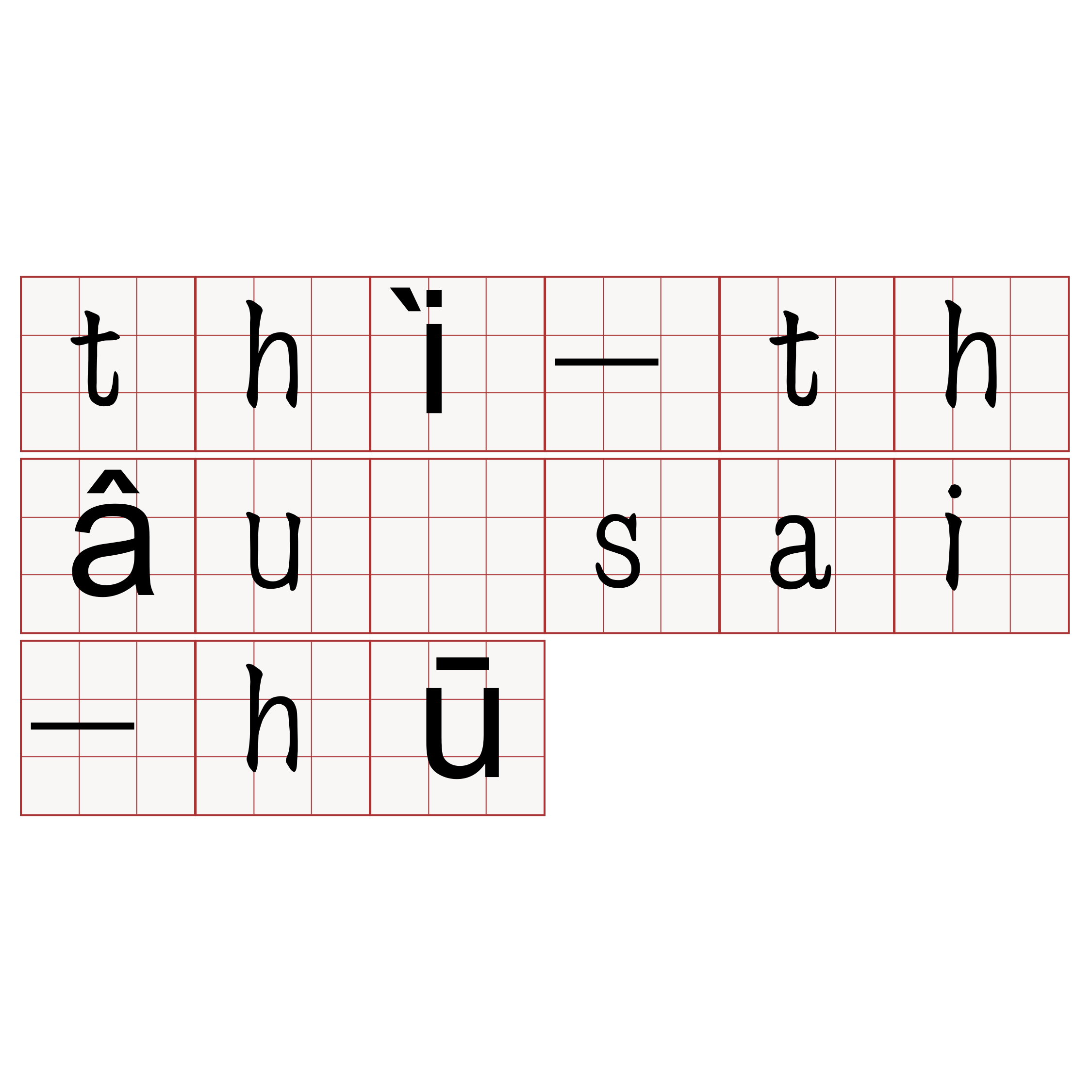 thì-thâu sai-hū